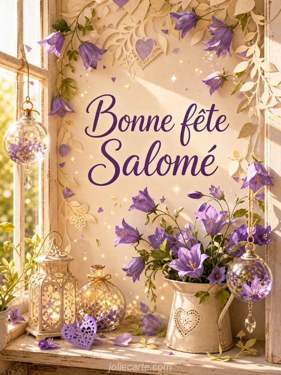 Carte bonne fĂȘte SalomĂ©