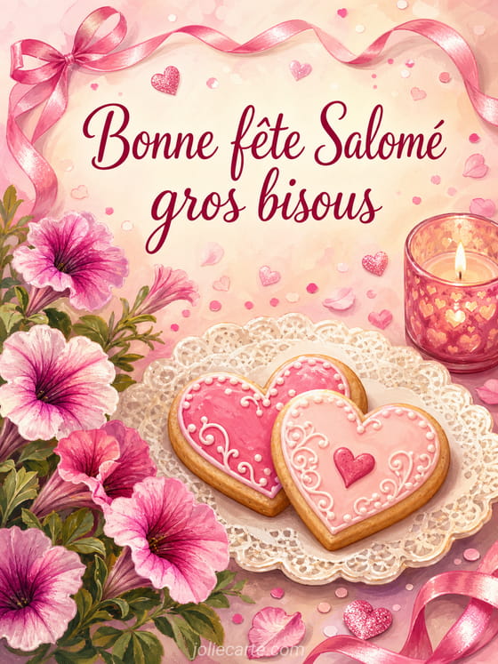 Carte bonne fĂȘte SalomĂ©