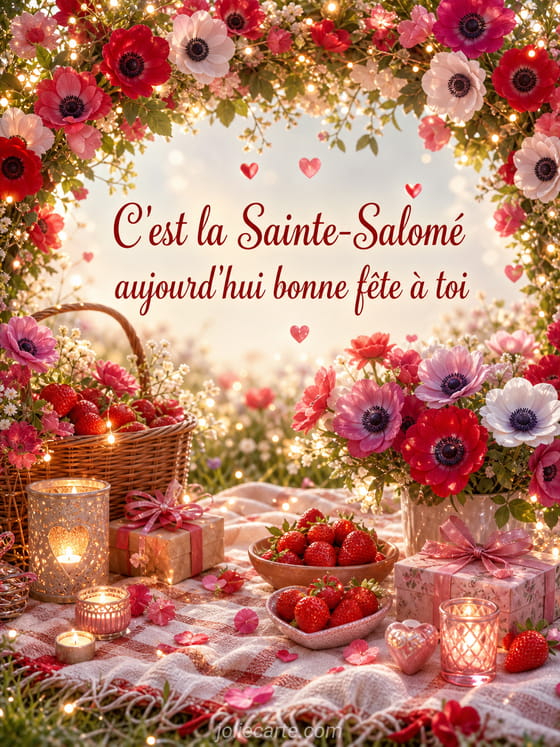 Carte bonne fĂȘte SalomĂ©