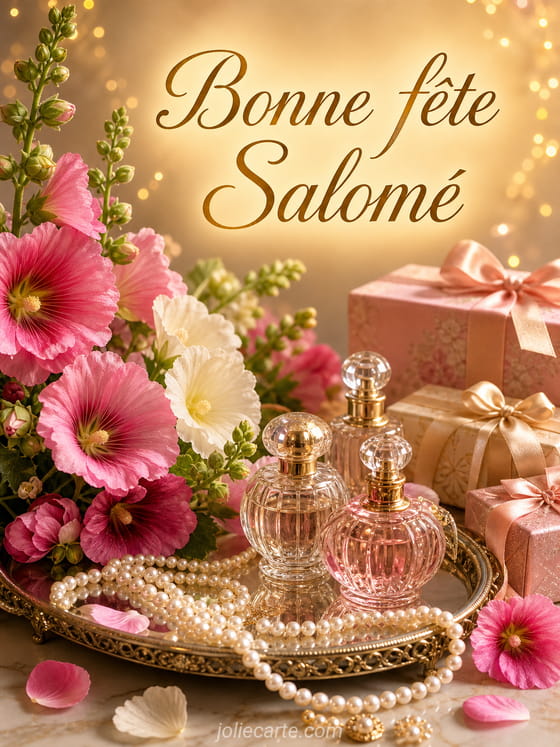 Carte bonne fĂȘte SalomĂ©