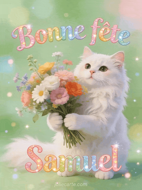 Bonne fête Samuel - Samuel gif bonne fete