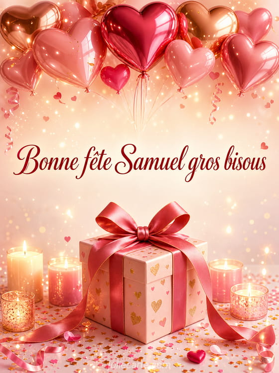 Carte bonne fête Samuel