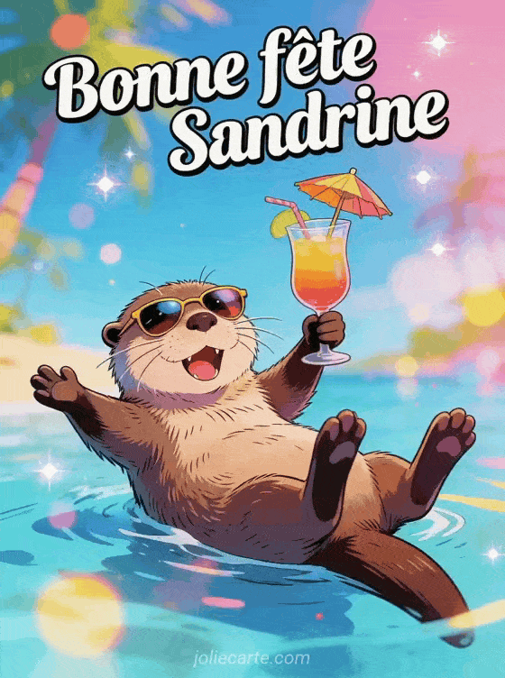 Bonne fête Sandrine - Sandrine image bonne fete