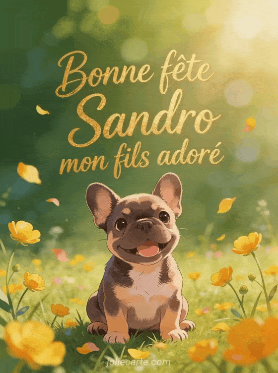 Bonne fête Sandro - Bonne fete sandro mon fils