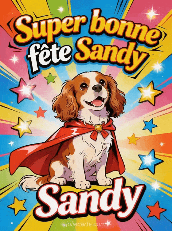 Bonne fête Sandy - Bonne fete sandy drole