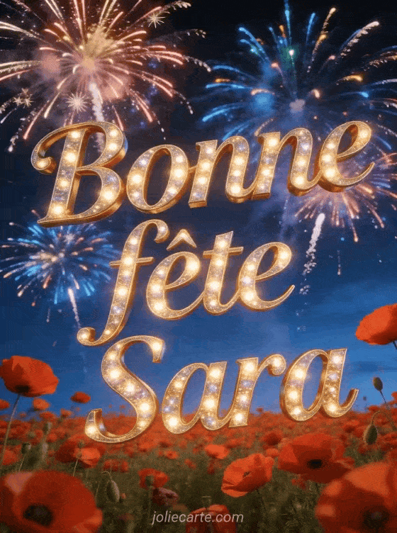 Bonne fête Sara - Bonne fete sara gratuit