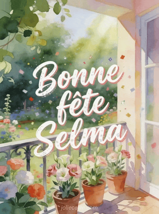 Bonne fête Selma - Bonne fete selma gif