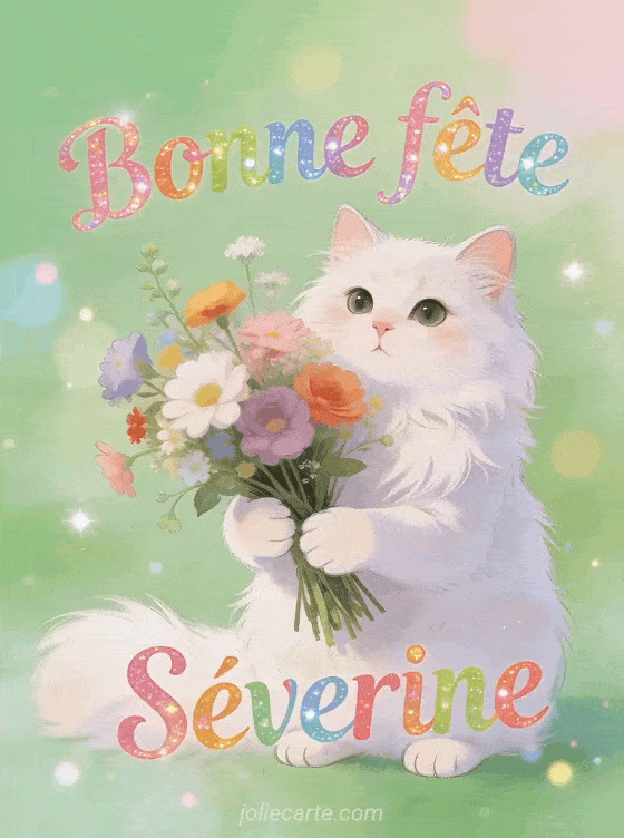 Bonne fête Séverine - Severine gif bonne fete