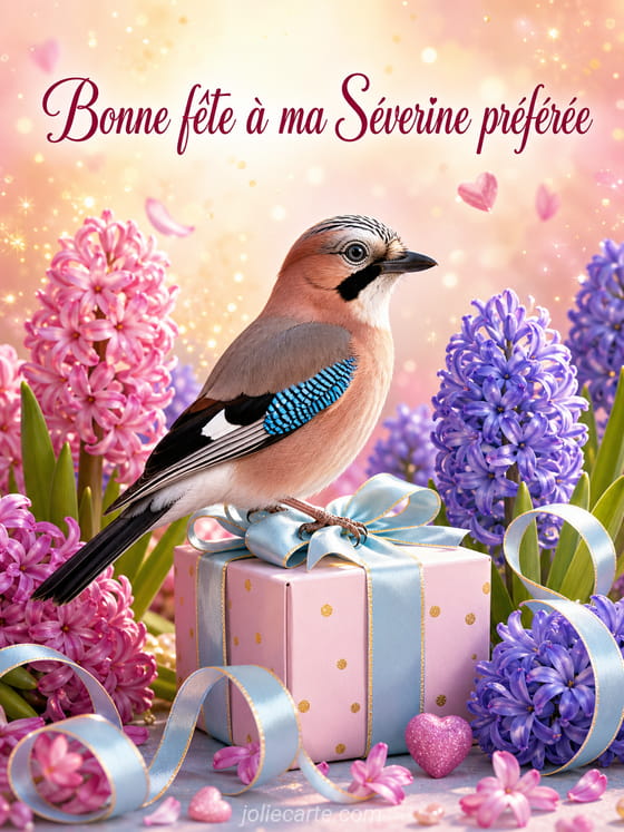 Carte bonne fête Séverine