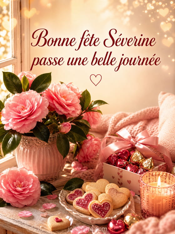 Carte bonne fête Séverine