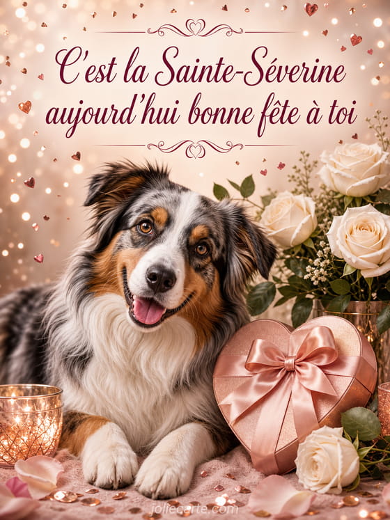 Carte bonne fête Séverine