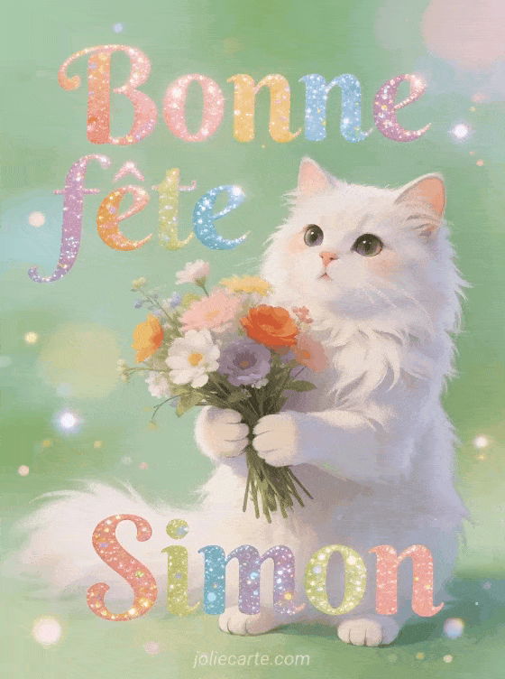 Bonne fête Simon - Simon gif bonne fete