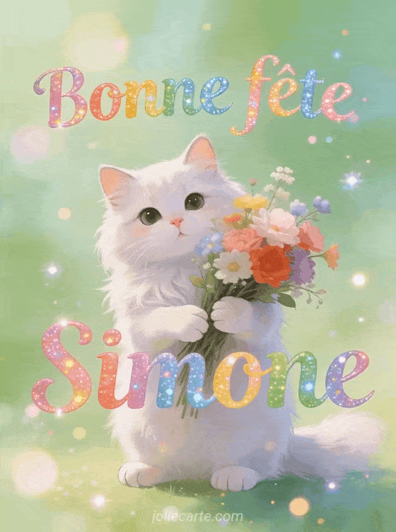 Bonne fête Simone - Simone gif bonne fete