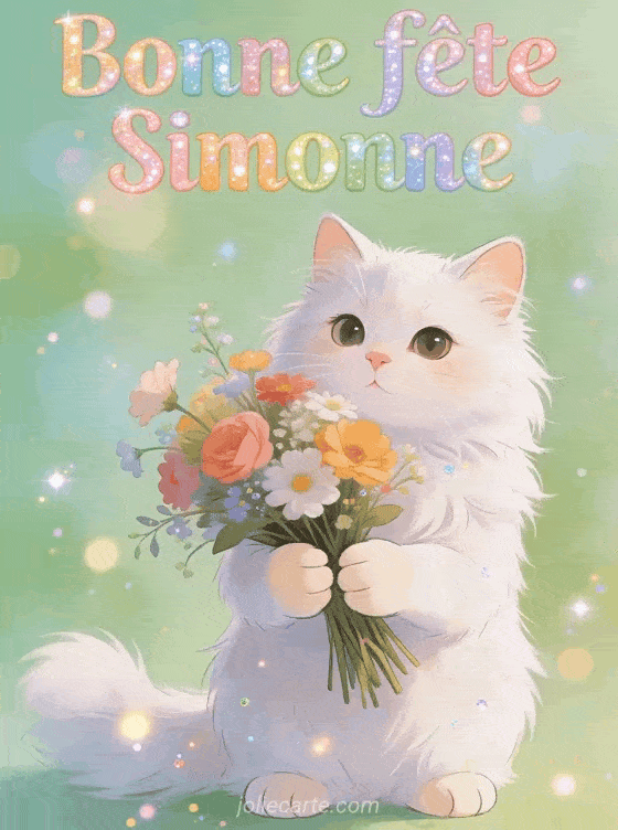 Bonne fête Simonne - Simonne gif bonne fete