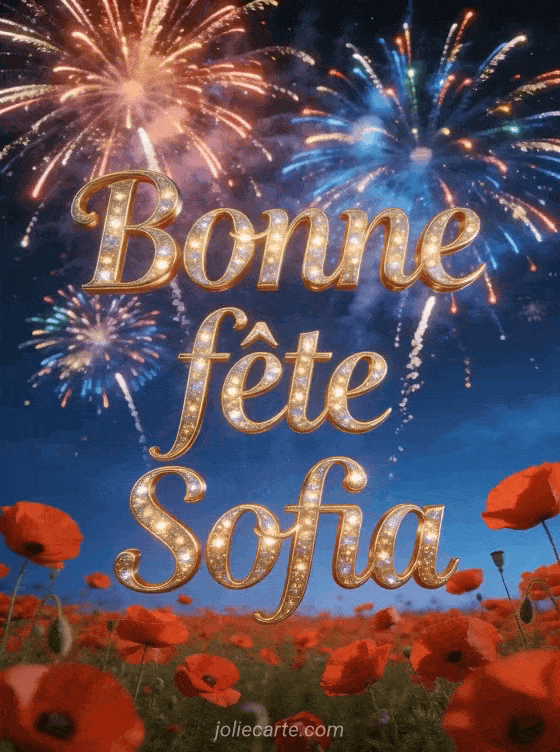 Bonne fête Sofia - Sofia bonne fete image