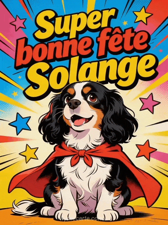 Bonne fête Solange - Solange gif bonne fete gratuit