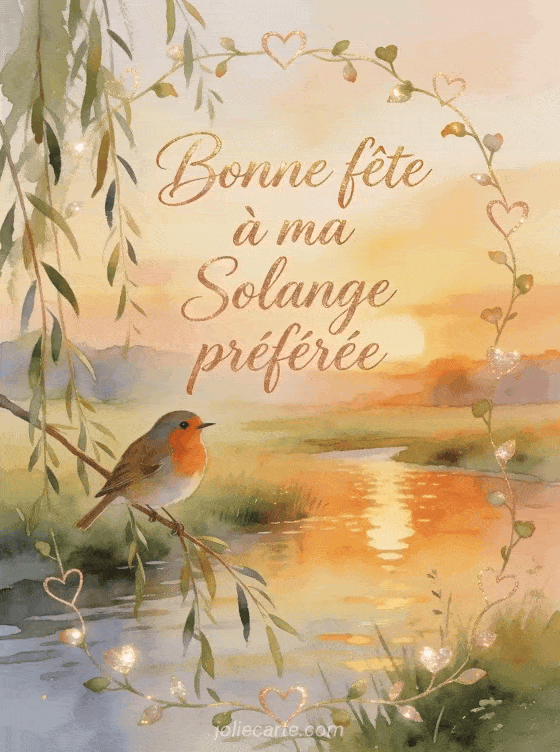 Bonne fête Solange - Carte bonne fete solange gratuite