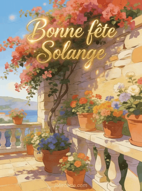 Bonne fête Solange - Bonne fete sainte solange
