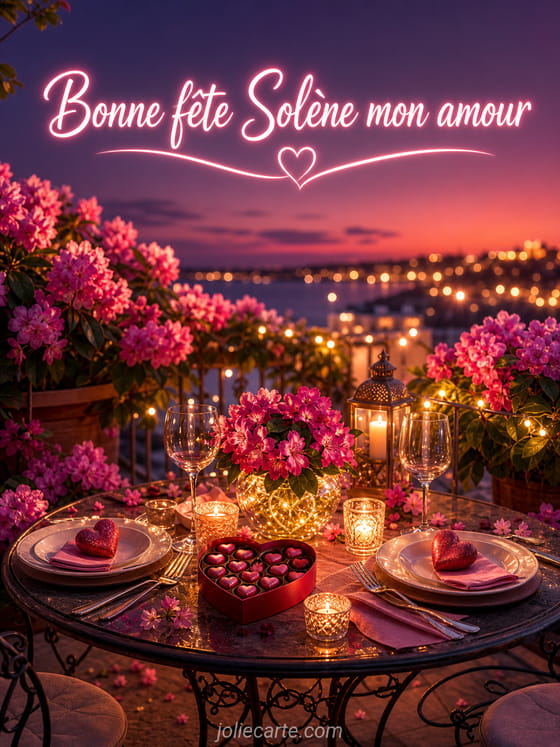 Carte bonne fĂȘte SolĂšne