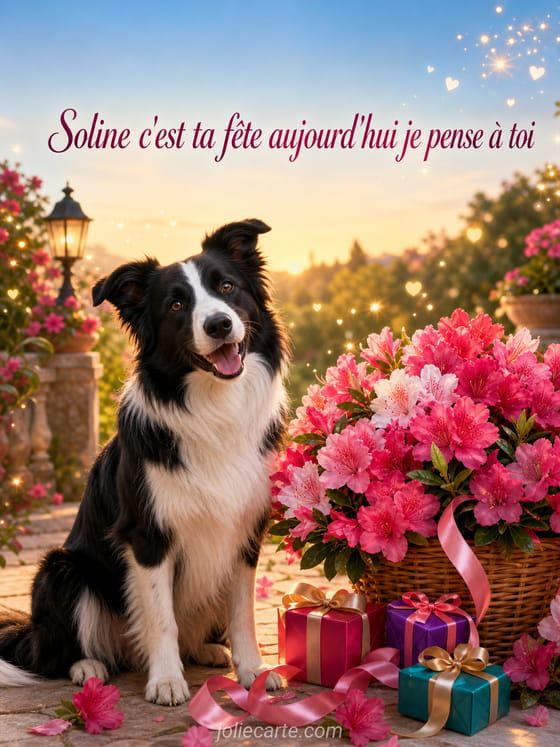 Carte bonne fête Soline