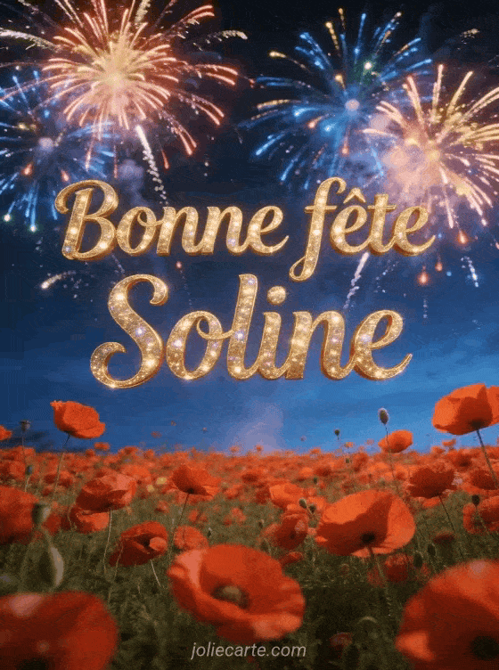 Bonne fête Soline - Bonne fete soline gratuit