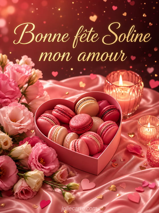 Carte bonne fête Soline