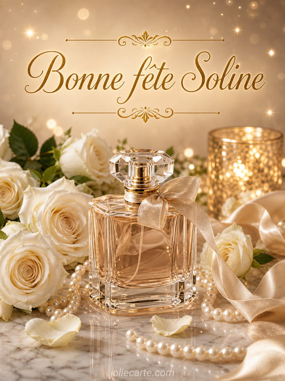 Carte bonne fête Soline
