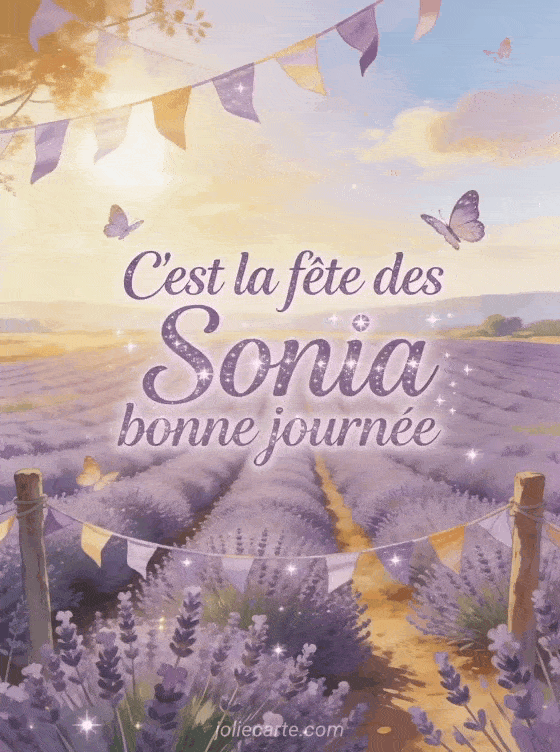 Bonne fête Sonia - Bonne fete sainte sonia