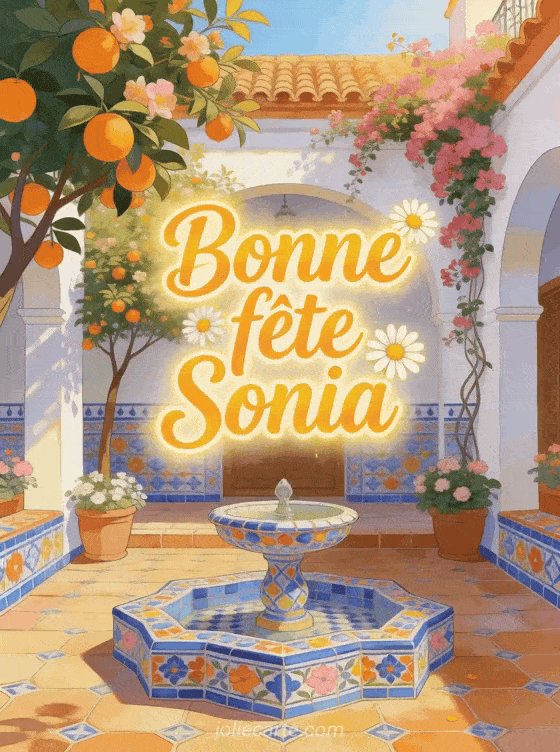 Bonne fête Sonia - Fetes sonia