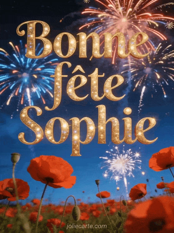 Bonne fête Sophie - Sophie bonne fete image
