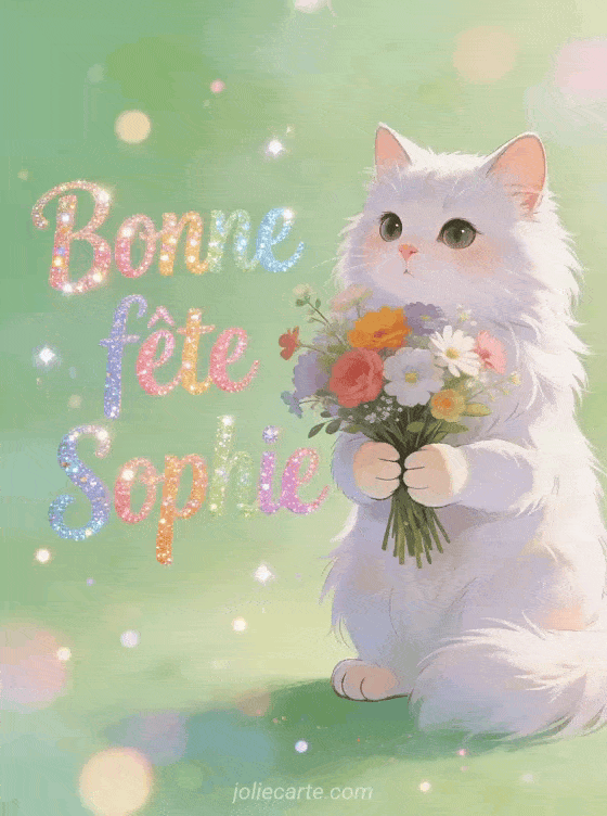 Bonne fête Sophie - Sophie gif bonne fete