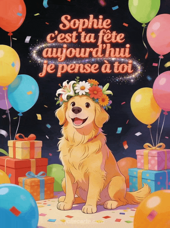 Bonne fête Sophie - Bonne fete sophie gif