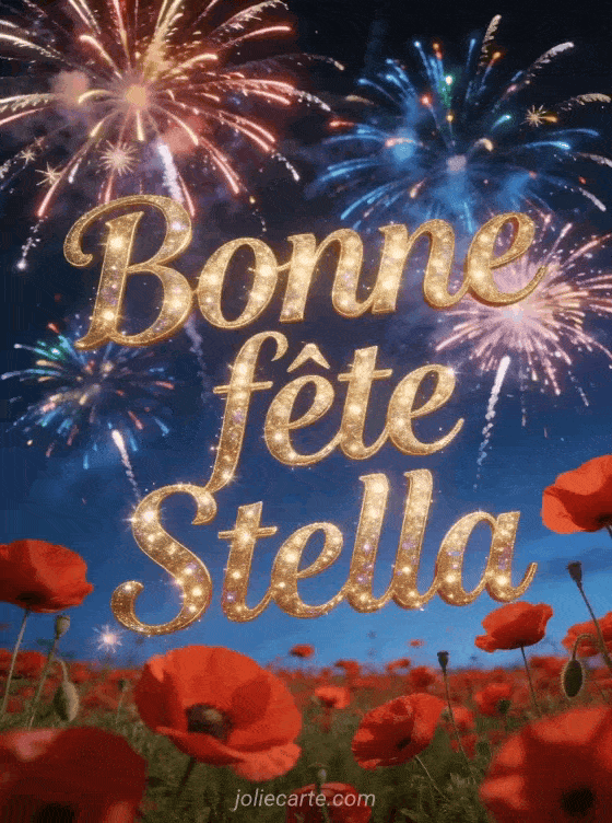 Bonne fête Stella - Bonne fete stella gratuit