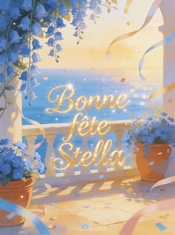 Bonne fête Stella - Carte bonne fete stella gratuite