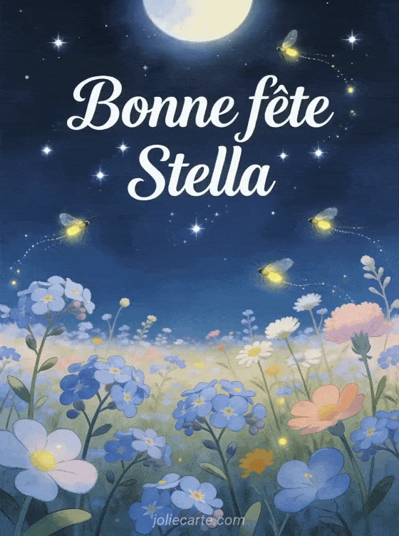 Bonne fête Stella - Bonne fete sainte stella