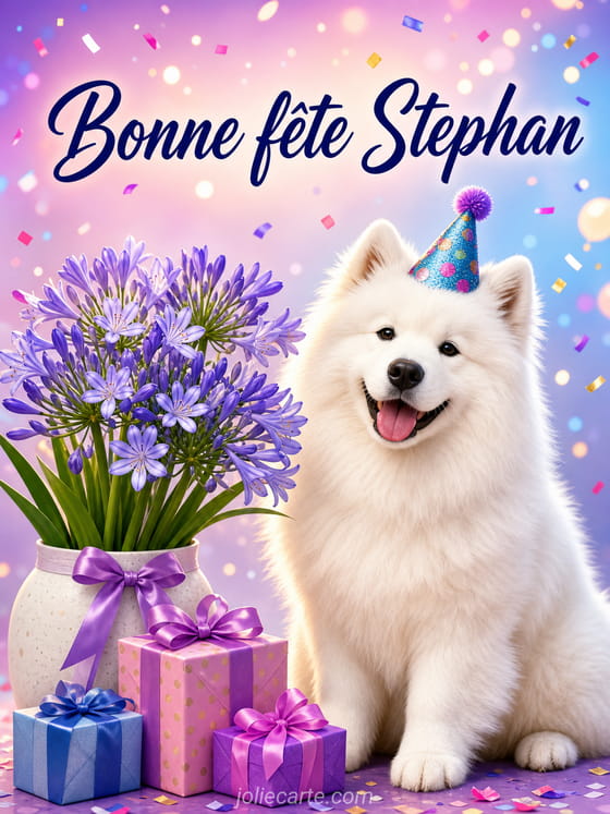 Carte bonne fĂȘte Stephan