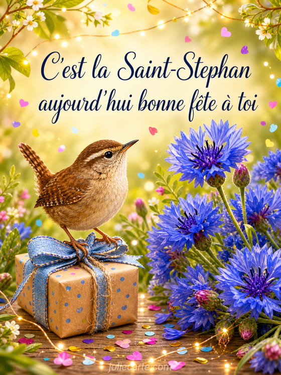 Carte bonne fĂȘte Stephan