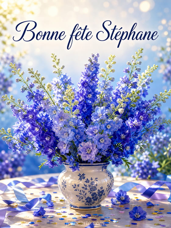 Carte bonne fĂȘte StĂ©phane