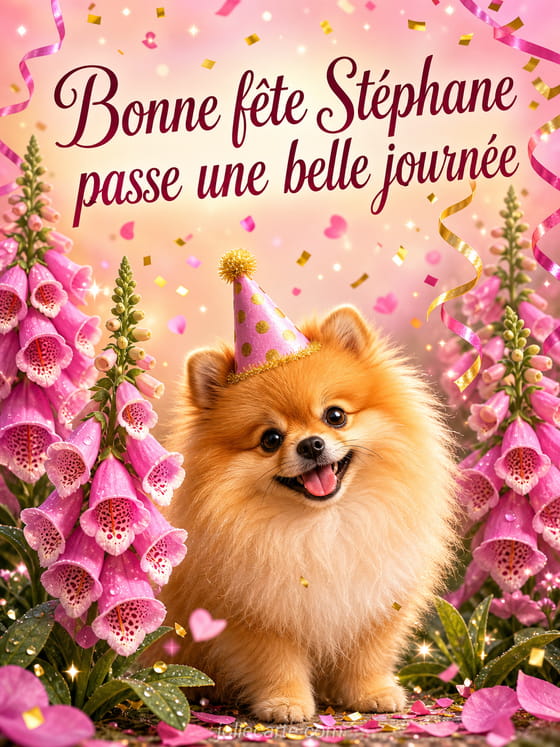 Carte bonne fĂȘte StĂ©phane