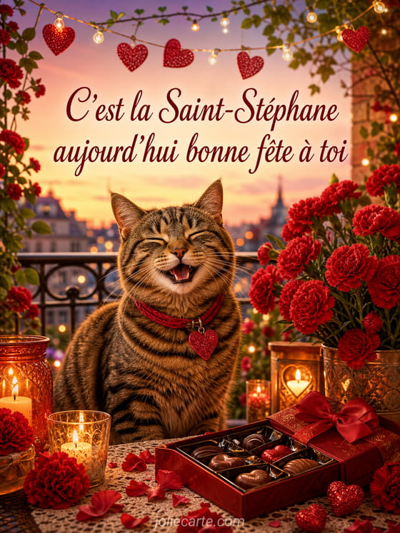 Carte bonne fĂȘte StĂ©phane