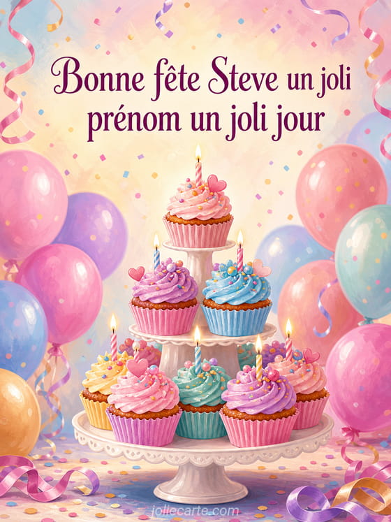 Carte bonne fĂȘte Steve