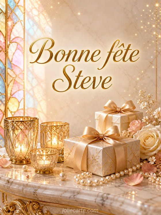 Carte bonne fĂȘte Steve