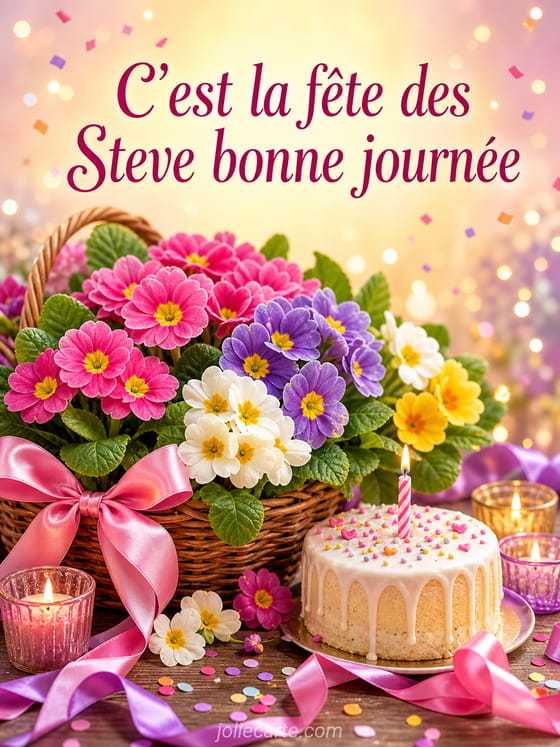 Carte bonne fĂȘte Steve