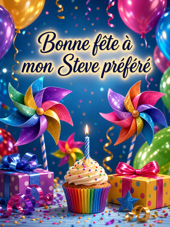 Carte bonne fĂȘte Steve