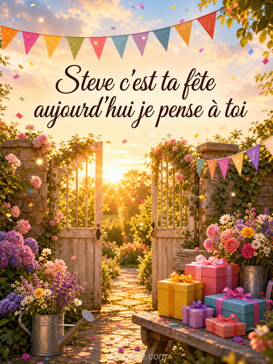 Carte bonne fĂȘte Steve