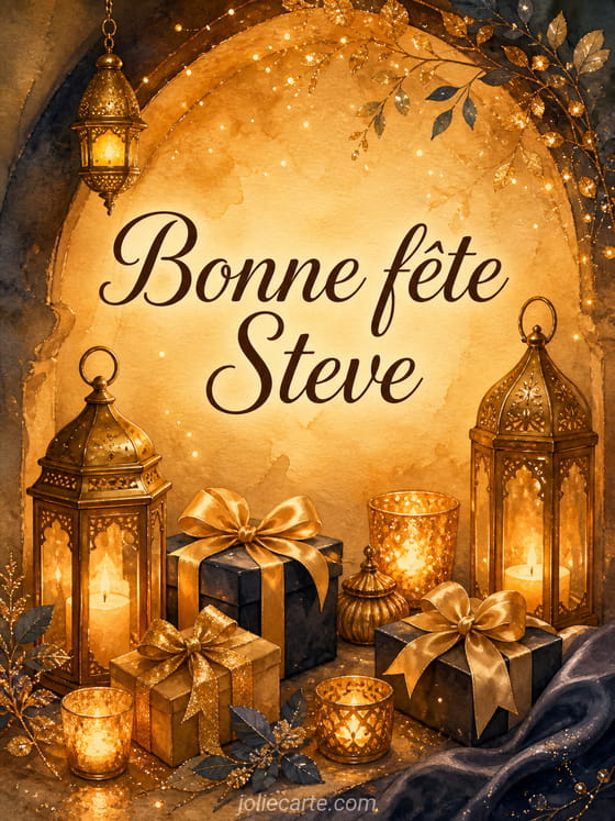 Carte bonne fĂȘte Steve