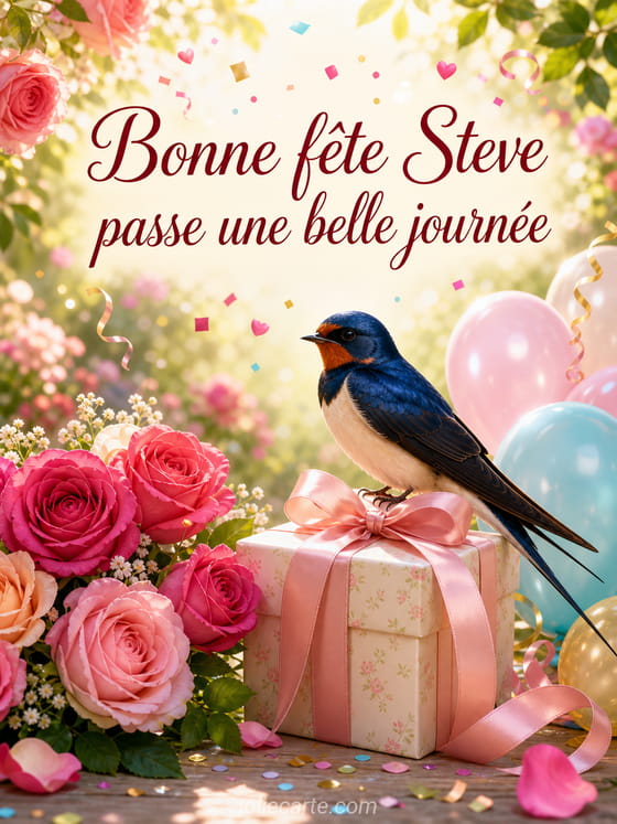 Carte bonne fĂȘte Steve