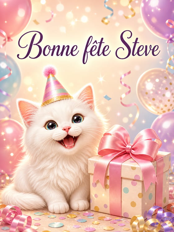 Carte bonne fĂȘte Steve