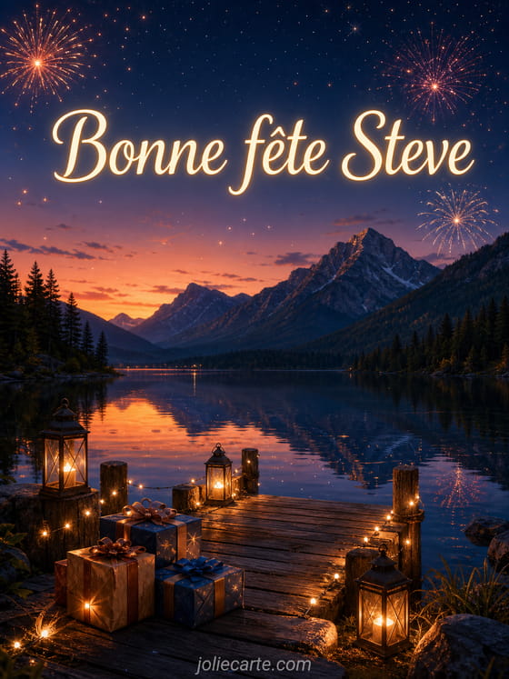 Carte bonne fĂȘte Steve