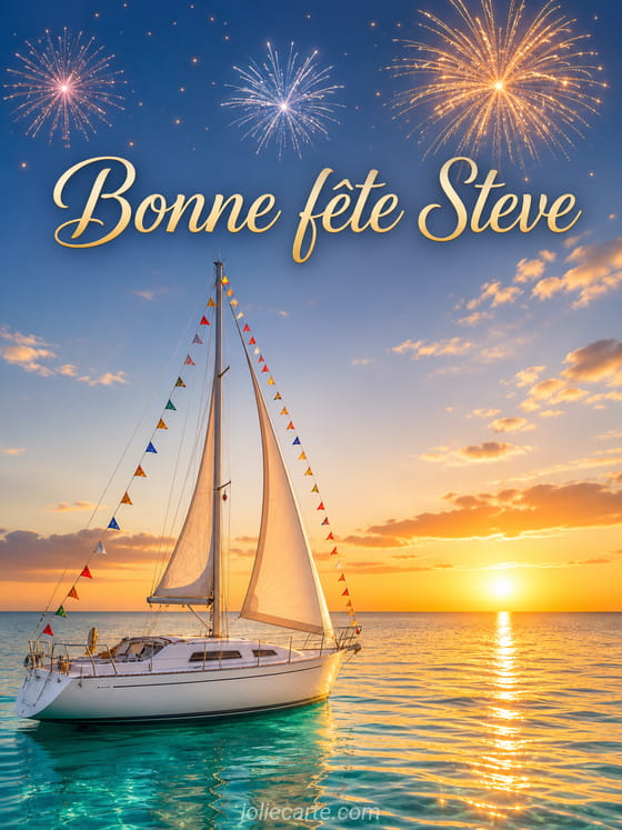 Carte bonne fĂȘte Steve